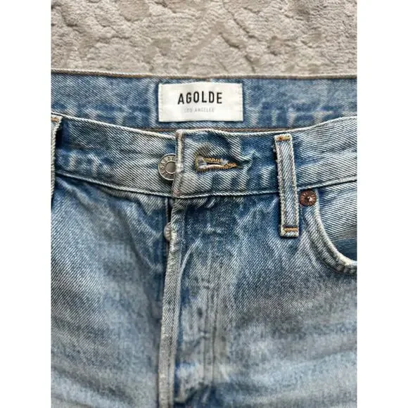 AGOLDE Women's Parker Vintage Swapmeet Denim Shorts Size 28 - Picture 4 of 5
